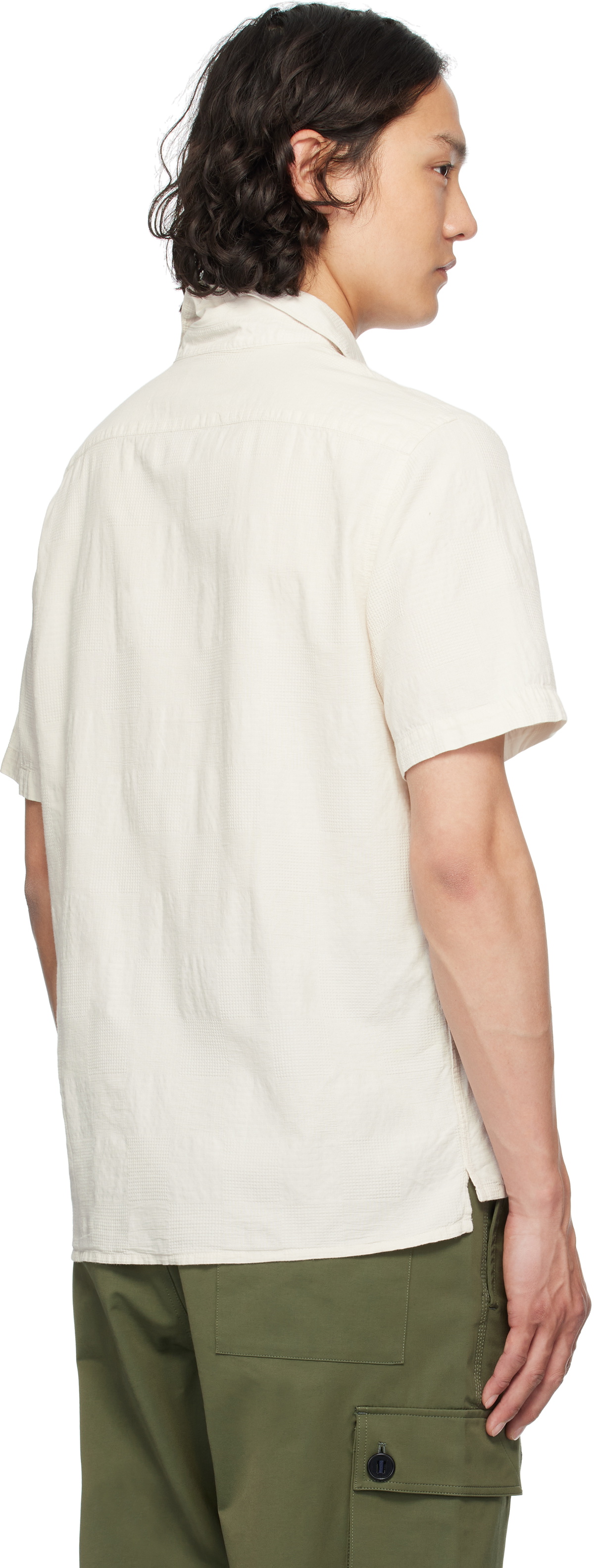 PS by Paul Smith Off-White Casual Fit Shirt