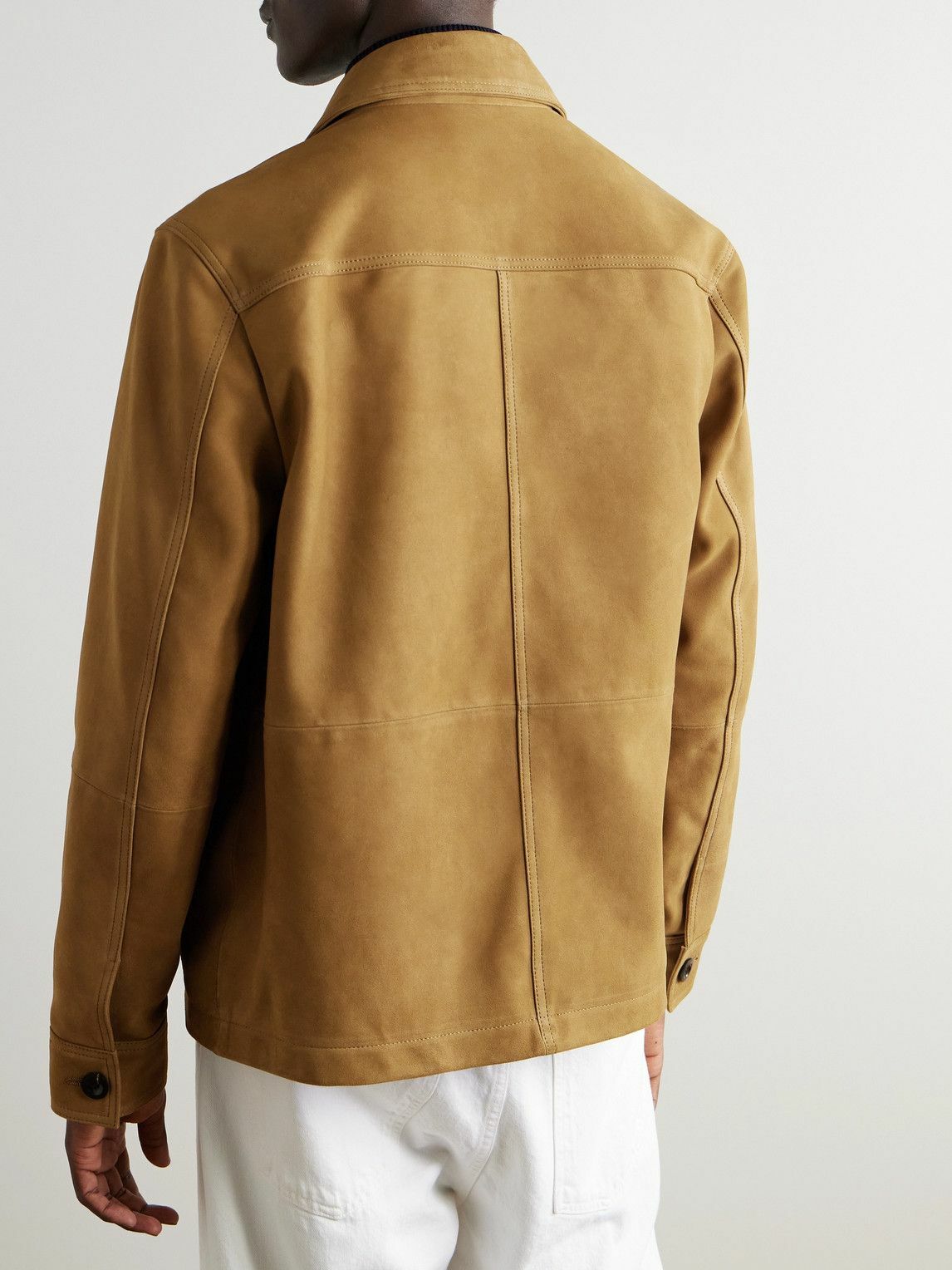 Mr P. - Suede Chore Jacket - Brown