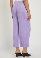 Pleats Please Issey Miyake Pleated Wide-leg Woven Trousers Light Purple