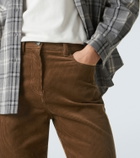 Miu Miu Cotton corduroy straight pants