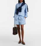 Polo Ralph Lauren x Wimbledon striped cotton shorts