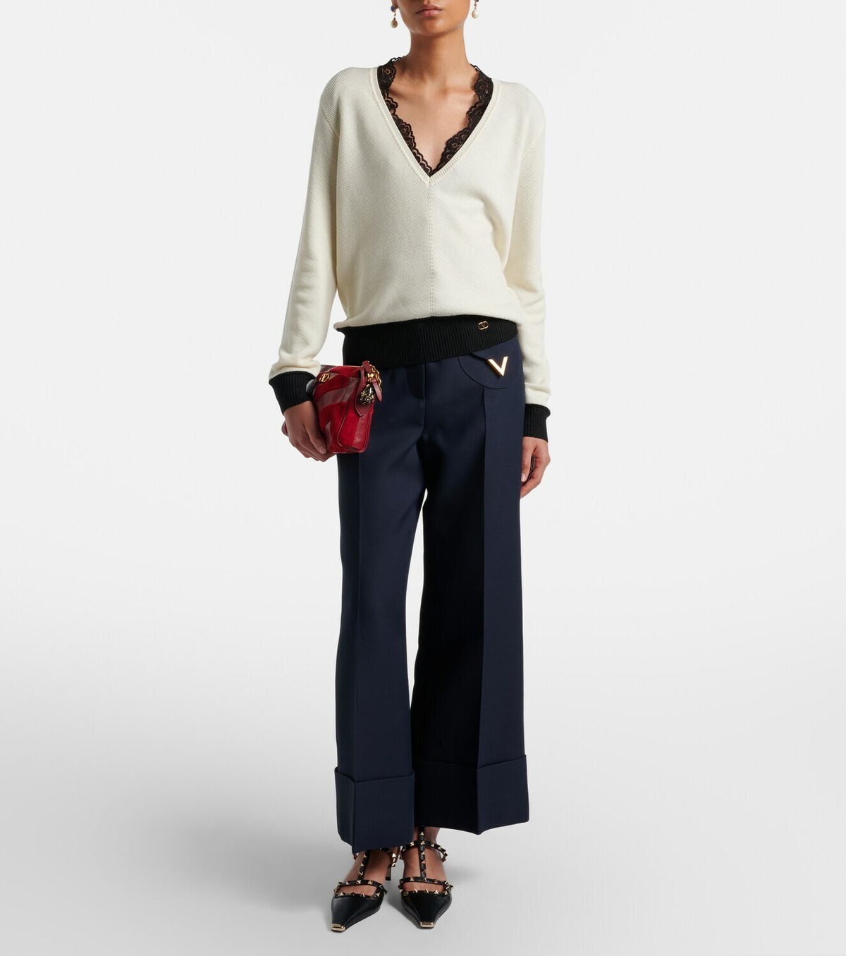 Valentino Wool-blend sweater