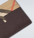 Burberry Burberry Check leather card holder