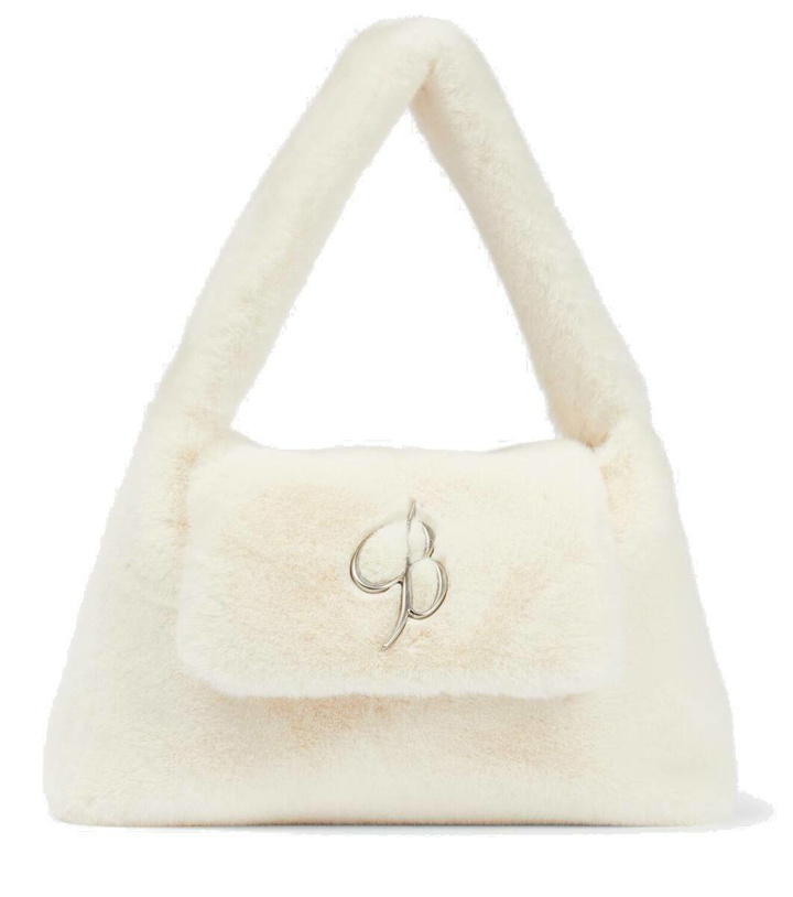 Photo: Blumarine Faux fur tote bag