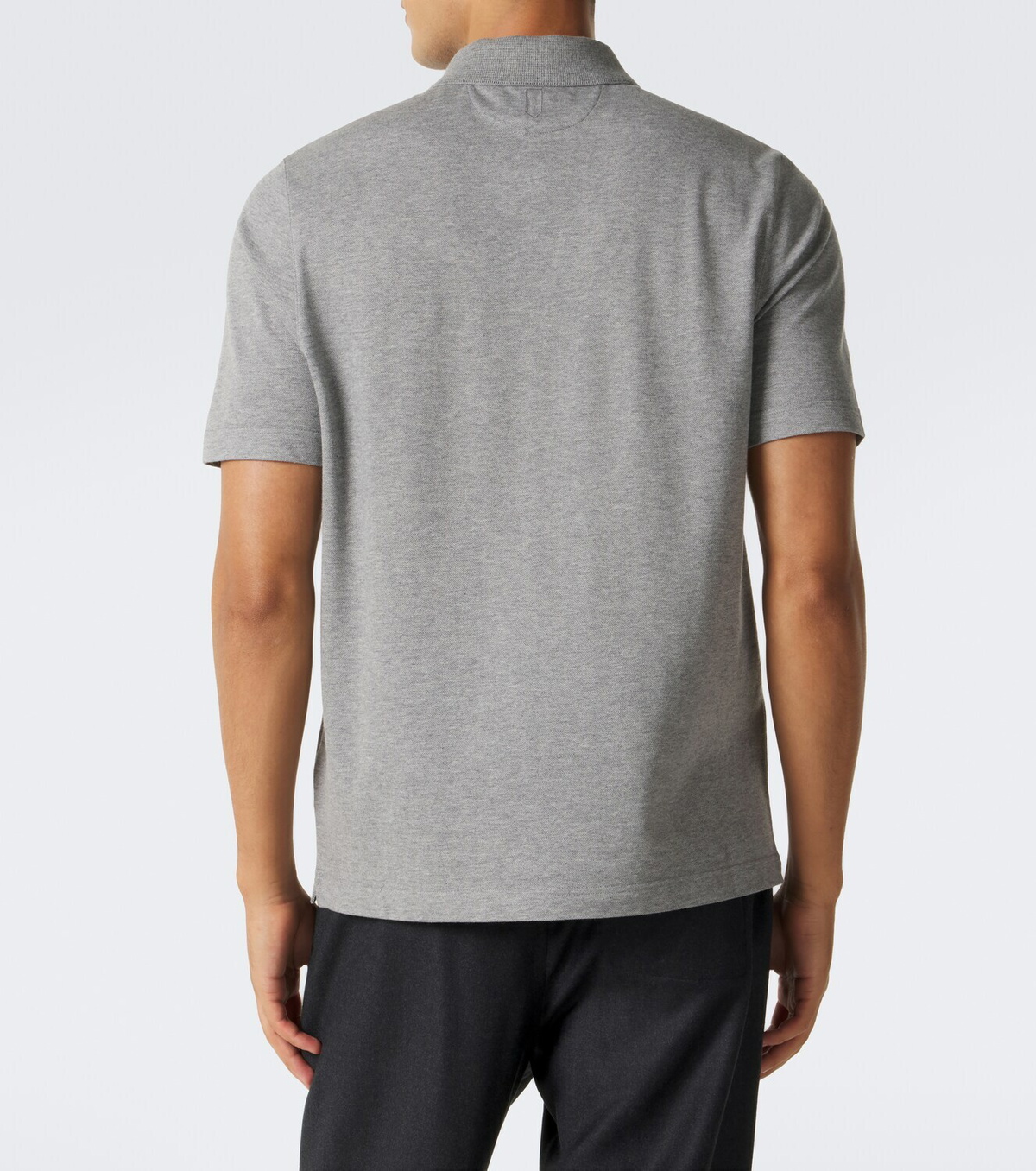 Canali Cotton and cashmere polo sweater