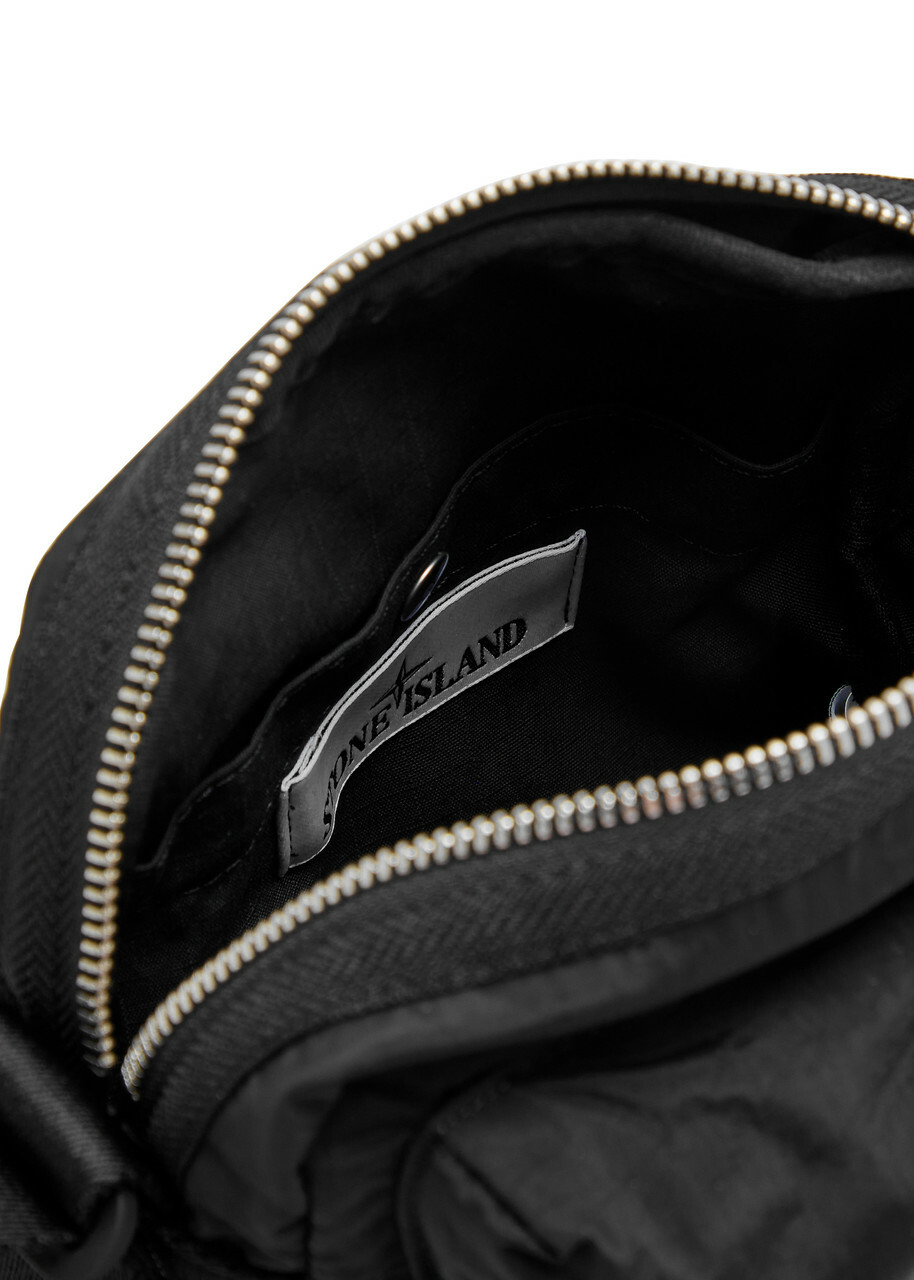 Stone Island Logo-appliquéd Cross-body bag - Black - One Size