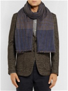 Anderson & Sheppard - Checked Cashmere Scarf