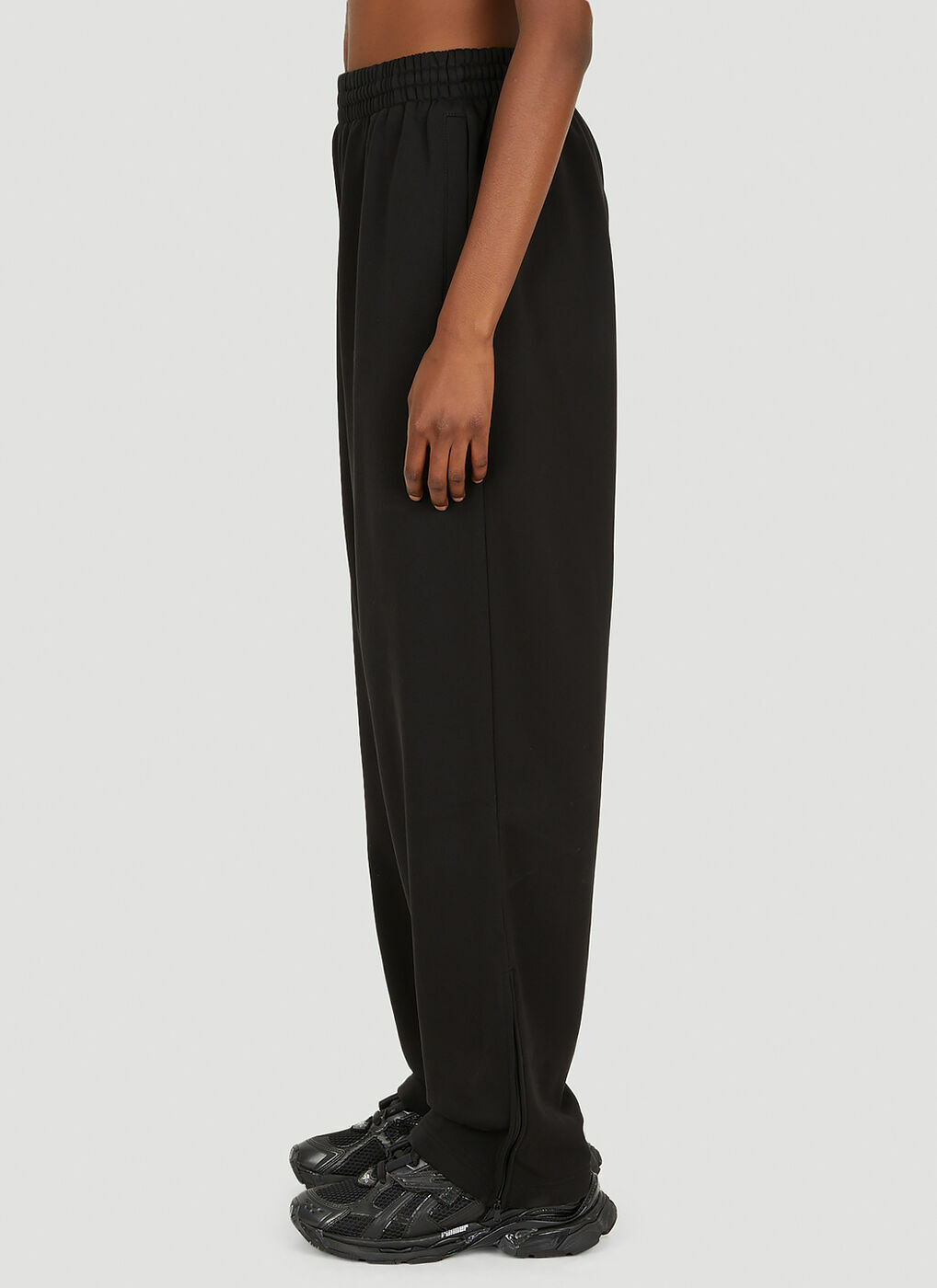 Shop WARDROBE.NYC Hailey Bieber Wide-Leg Track Sweatpants | Saks Fifth  Avenue