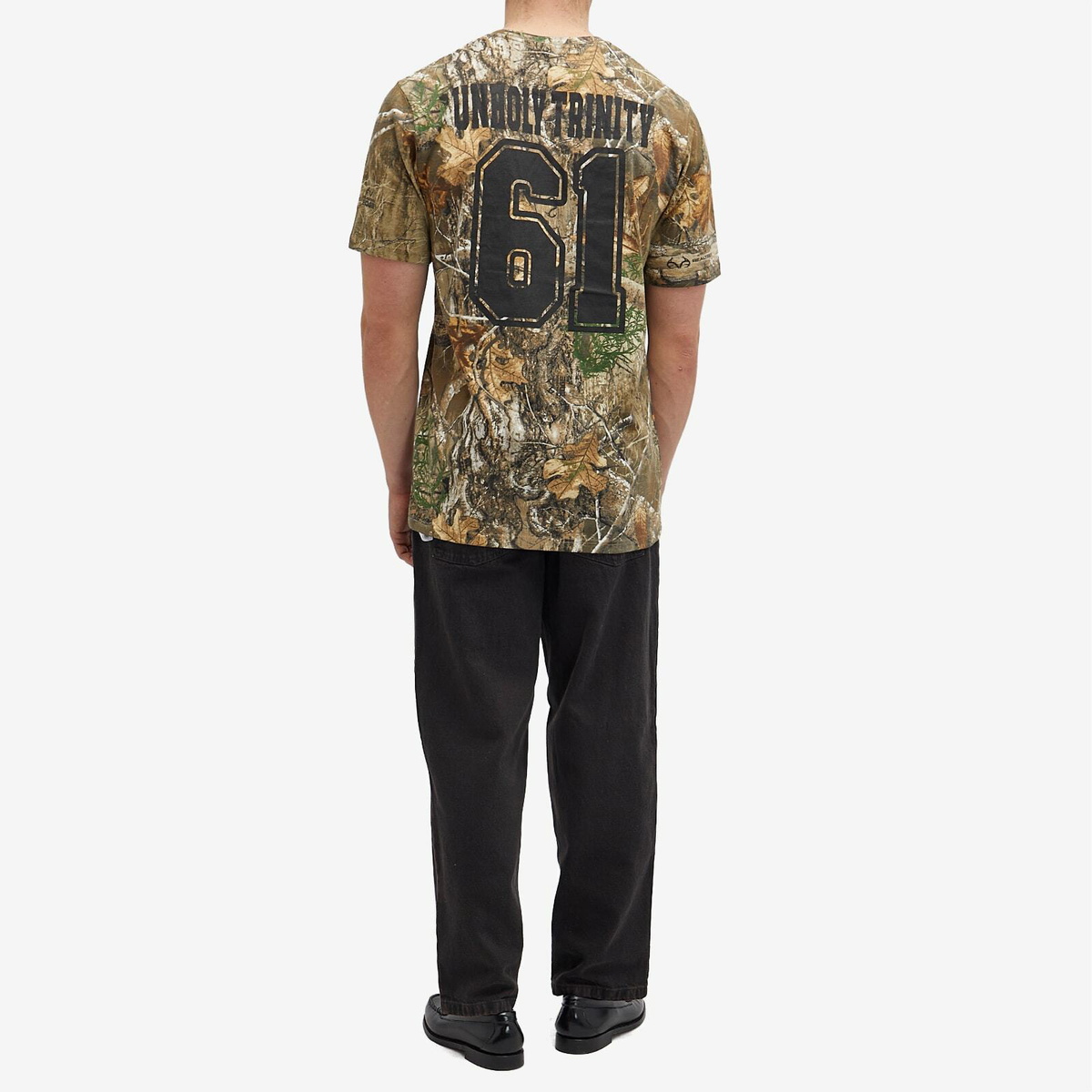 Fucking Awesome Men's Unholy Trinity T-Shirt in Tree Camo