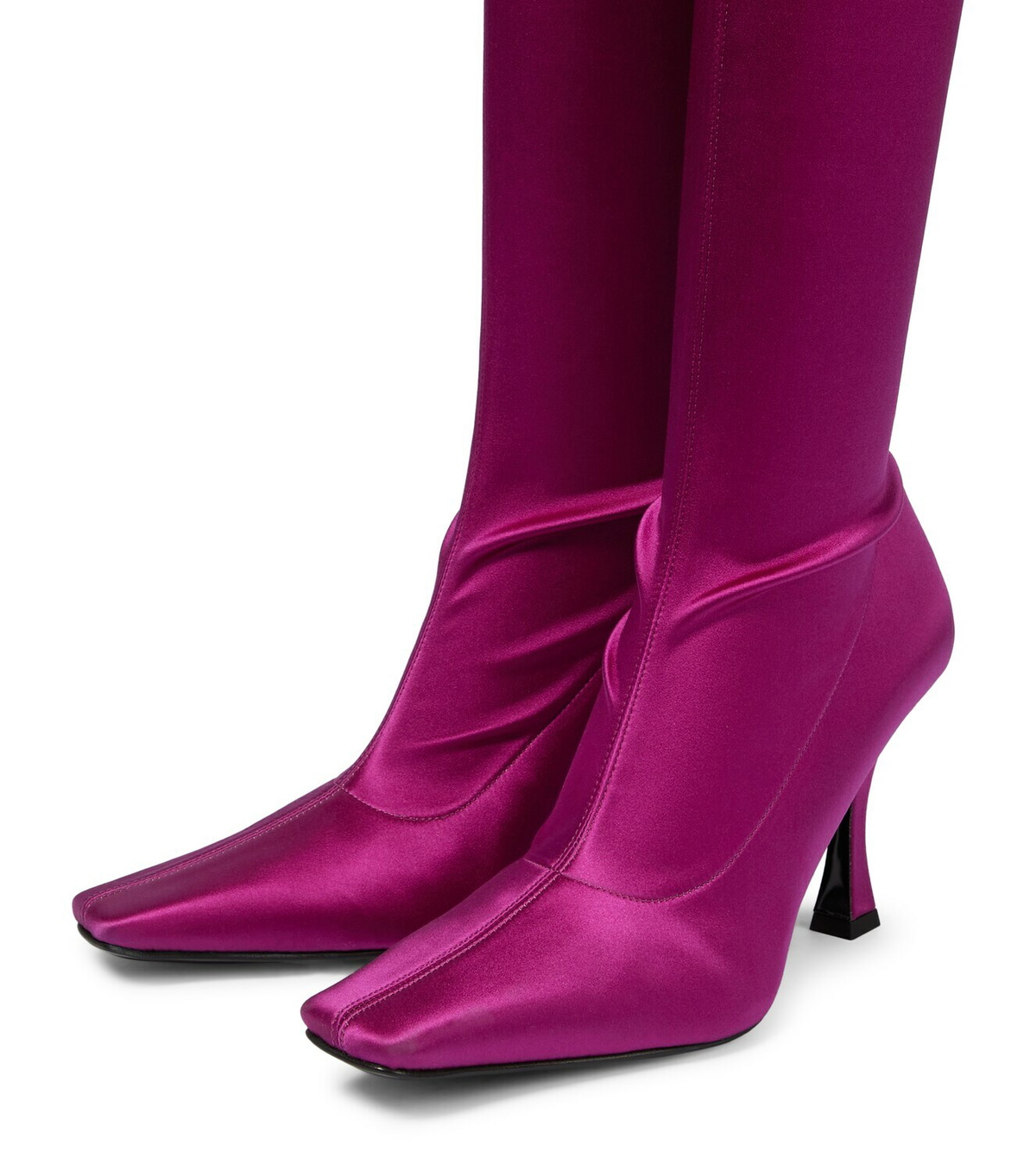 Proenza Schouler Satin Trap over the knee boots Proenza Schouler