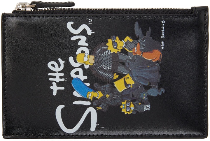 Photo: Balenciaga Black The Simpsons Edition Essential Long Card Holder