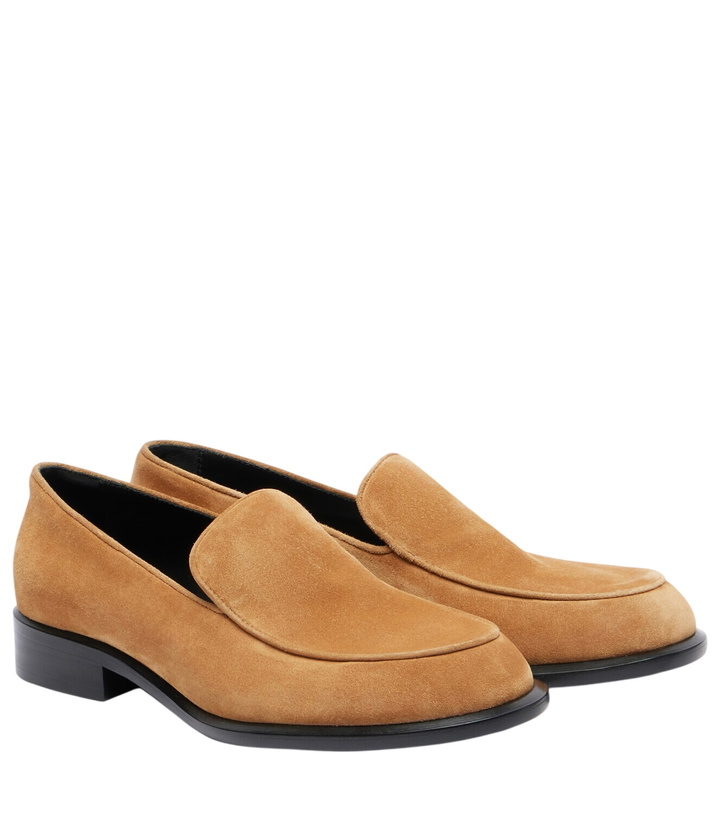 Photo: Khaite Miles suede loafers