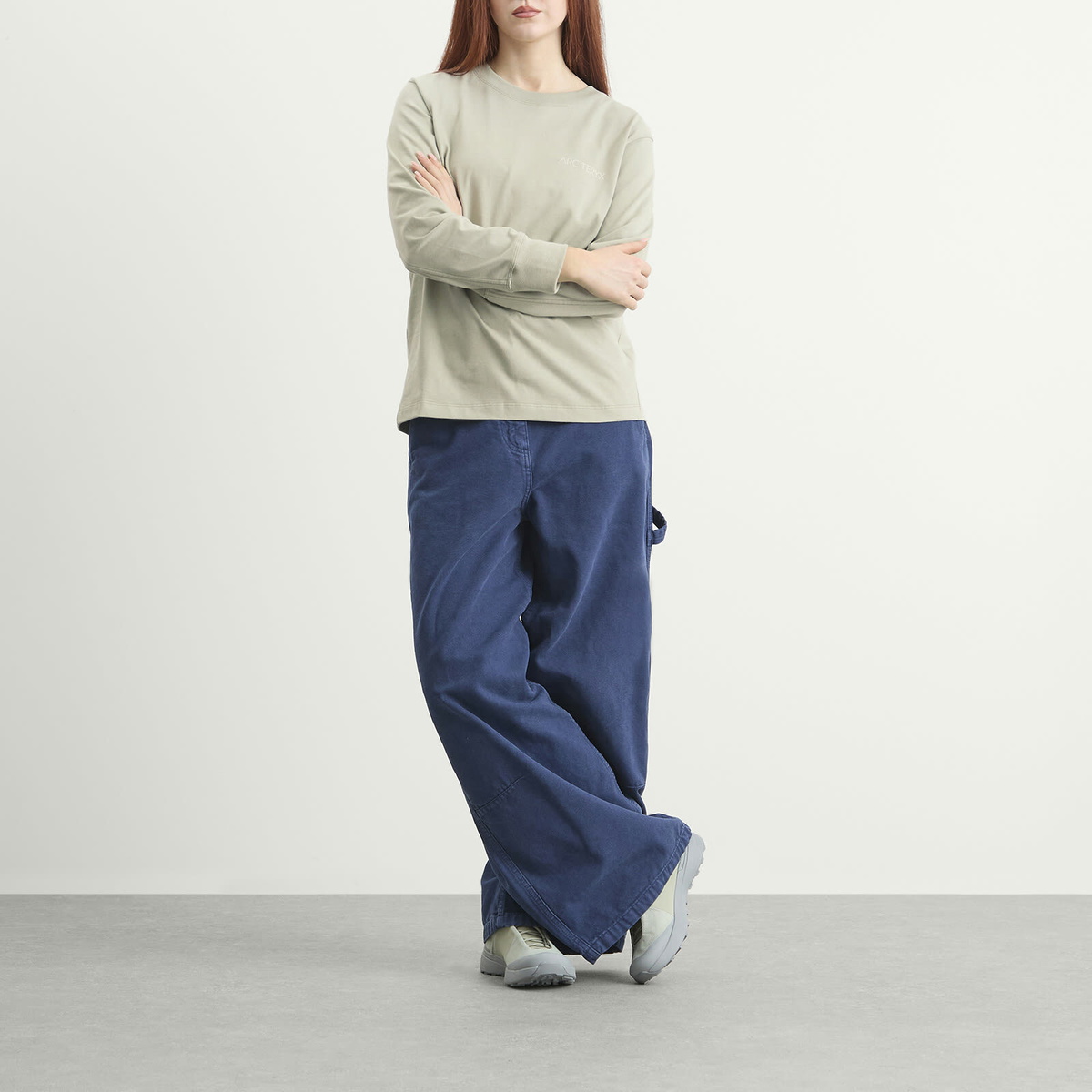 Arc'teryx Women's Kragg Cotton Bird Crew LS W in Habitat