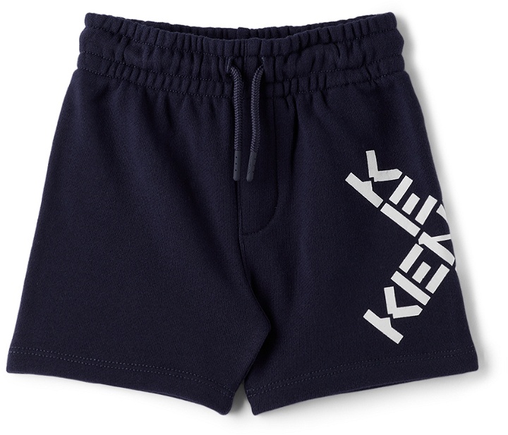 Photo: Kenzo Baby Navy Logo Shorts