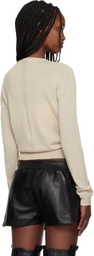 Rick Owens Off-White Temple Biker Level Sweater