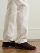 Tricker's - Adam Suede Penny Loafers - Brown