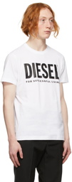 Diesel White Ecologo T-Shirt