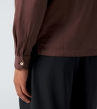 Fedeli Cotton piqué polo shirt
