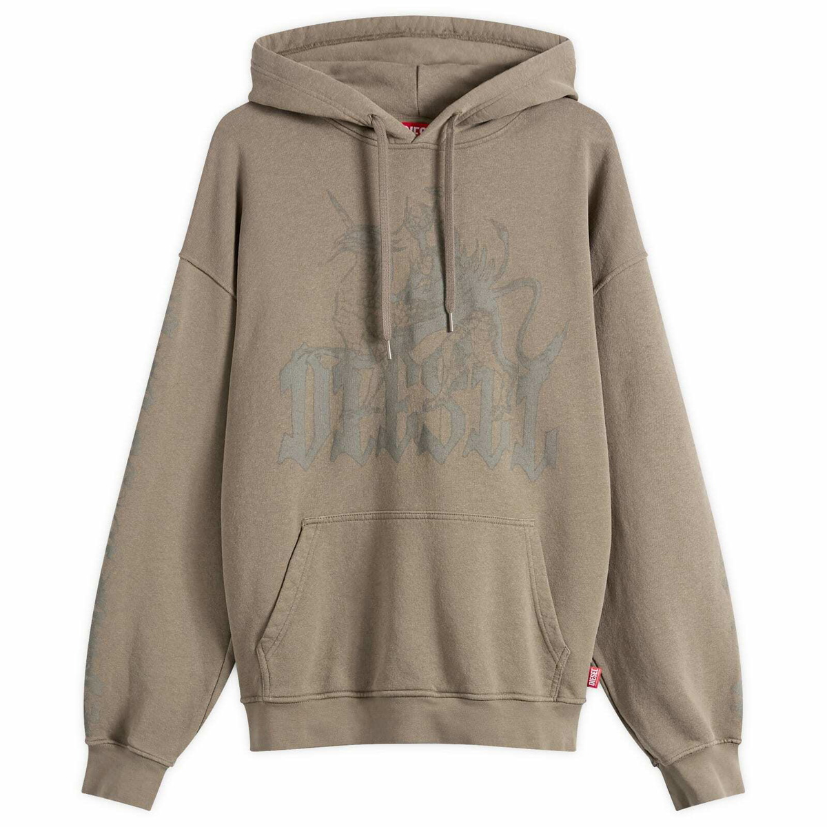 Diesel Men's Griffon Hoodie in Brown