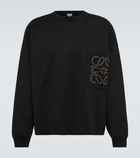 Loewe - Anagram cotton-blend sweatshirt