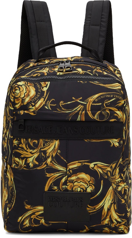 Photo: Versace Jeans Couture Black Regalia Baroque Box Backpack