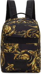 Versace Jeans Couture Black Regalia Baroque Box Backpack