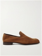 BRIONI - Suede Loafers - Brown - UK 7