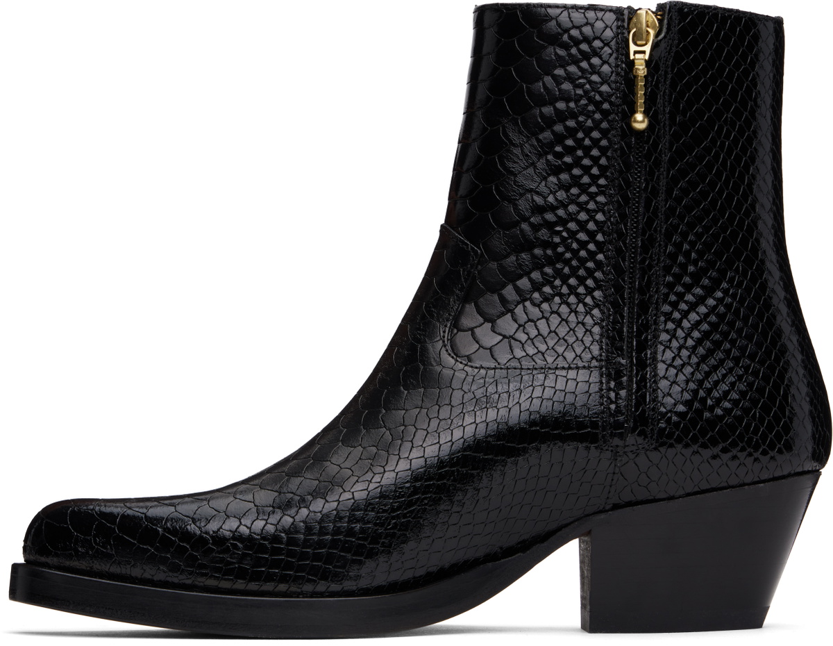 ꧁꧂Ernest W. Baker Ernest W. Baker Black Western Boots Ernest W. Baker