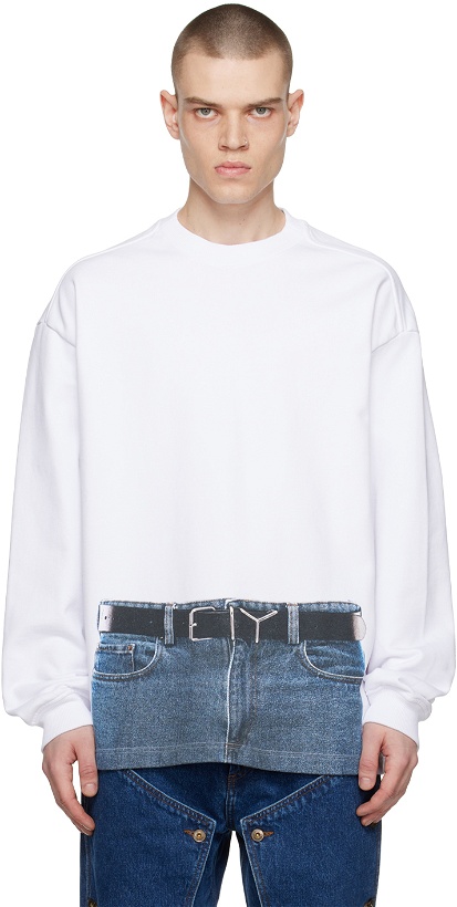 Photo: Y/Project White Jean Paul Gaultier Edition Sweatshirt