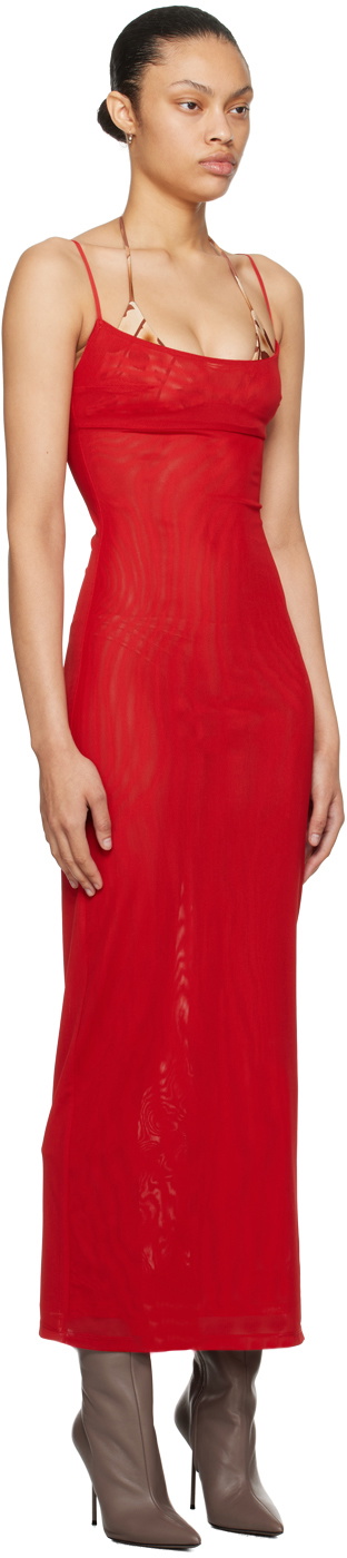 Miaou SSENSE Exclusive Red Thais Maxi Dress