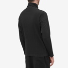 Homme Plissé Issey Miyake Men's Pleated Roll Neck in Black