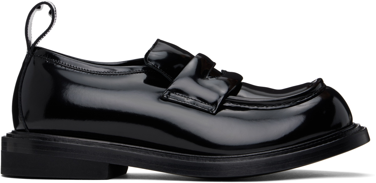 Moschino Black Oliver Loafers