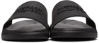 Alexander McQueen Black Pool Slides