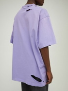 BALENCIAGA - Boxy Fit Destroyed Jersey T-shirt