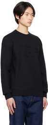 Maison Kitsuné Black Contour Fox Sweatshirt