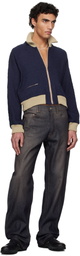 Magliano Navy Livello Raw Denim Jeans