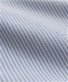 Brooks Brothers Men's Men's Lunar New Year Slim-Fit Milano Oxford, Button Down Collar Candy Stripe | Blue