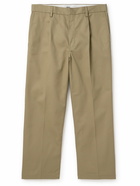 Wacko Maria - Dickies Straight-Leg Pleated Twill Trousers - Neutrals