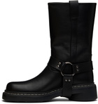 Marine Serre Black Ms Moto Boots