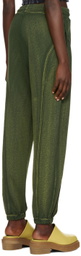 Eckhaus Latta Khaki Paneled Lounge Pants