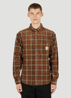 Flint Checked Shirt in Brown