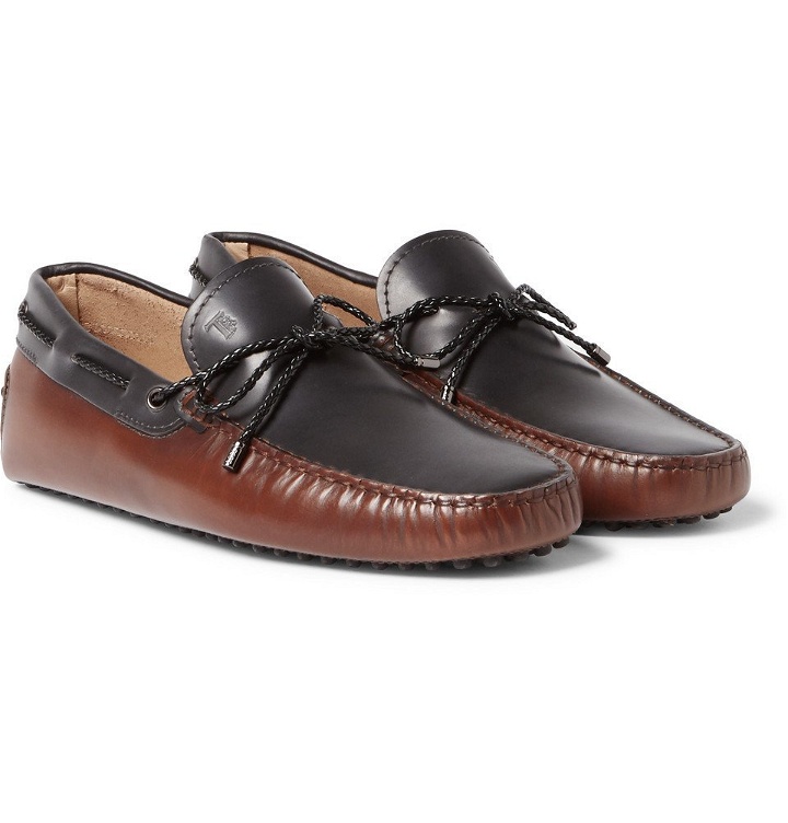 Photo: Tod's - Two-Tone Leather Driving Shoes - Men - Brown