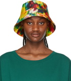 Dries Van Noten Yellow Satin Bucket Hat