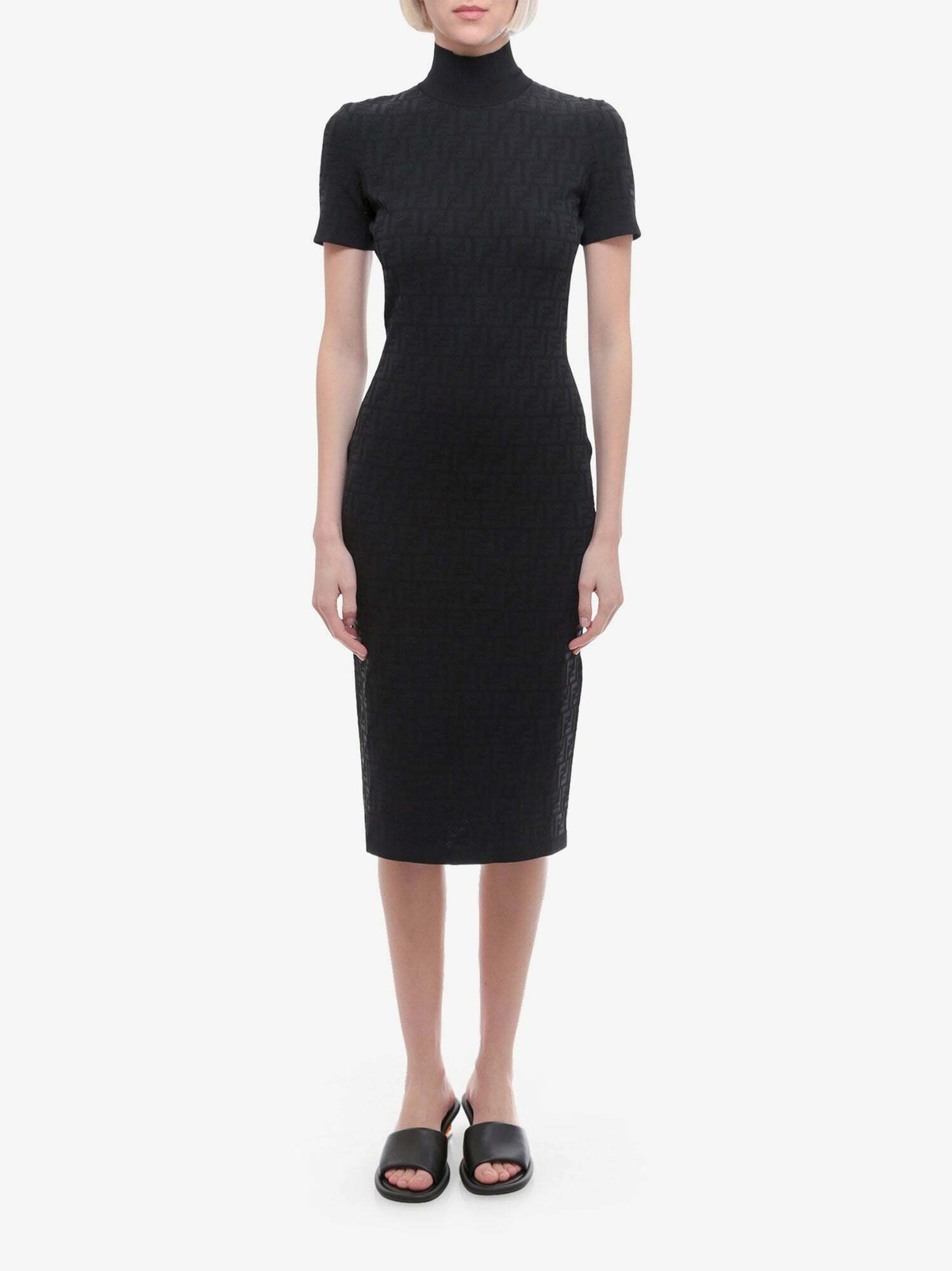 Fendi Dress Black Womens Fendi