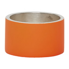 Maison Margiela Orange Thick Ring