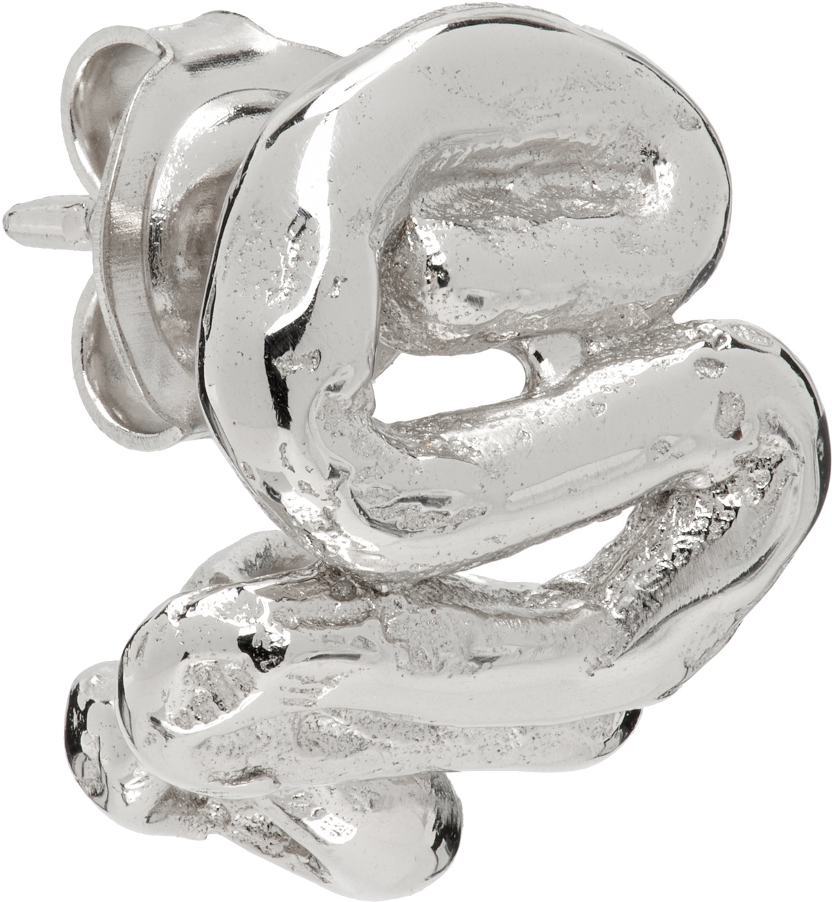 Vasiliki Silver Ormurin Single Earring
