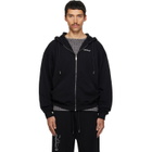 Off-White Black Half Arrow Skate Zip Hoodie