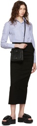 A.P.C. Black Small Betty Horizon Shoulder Bag