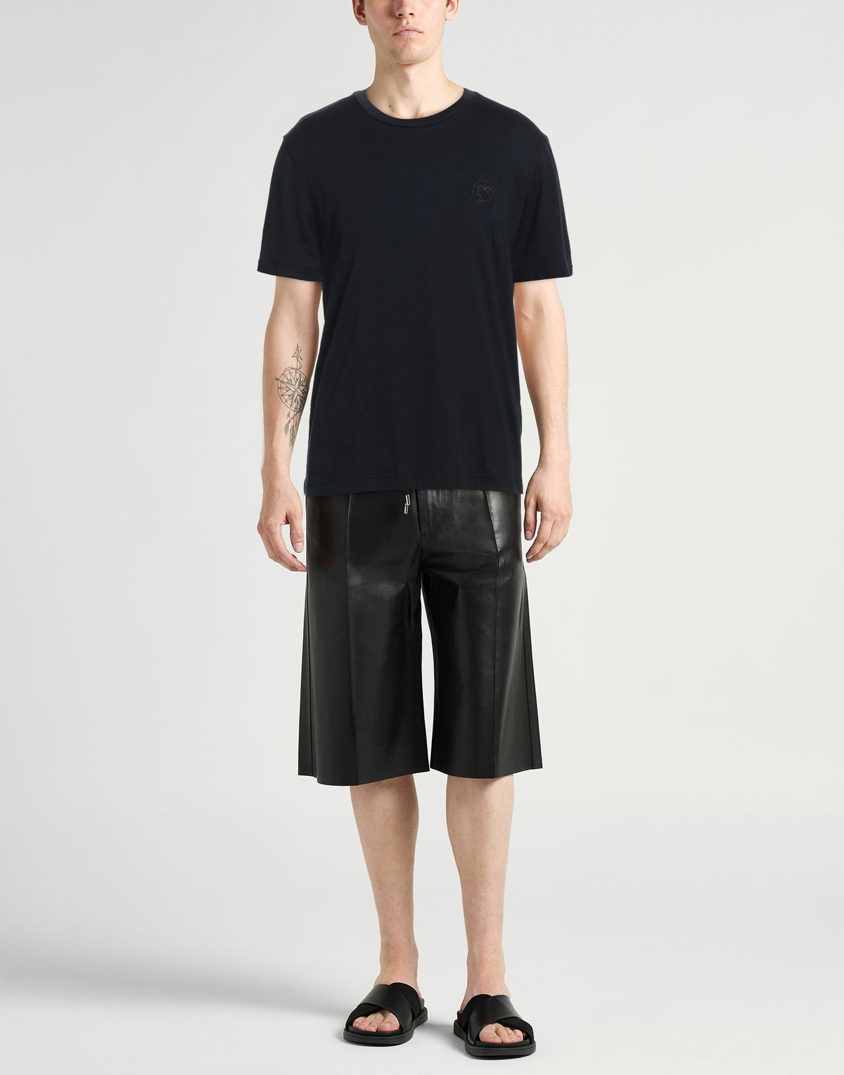 Brioni Mens T-shirt Midnight in Blue