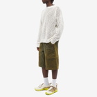 Andersson Bell Men's Corduroy Panel Shorts in Khaki